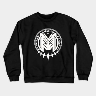 Marveling Logo: Big Cat (white) Crewneck Sweatshirt